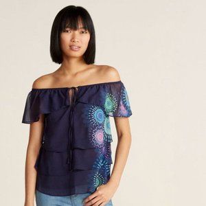 Desigual Claire Off-the-Shoulder Blouse